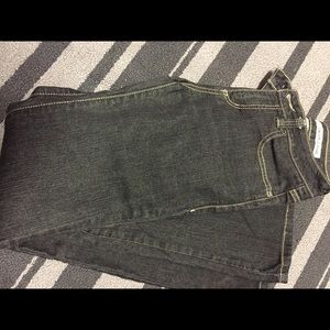 DKNY straight leg dark (almost black) jeans-size 4